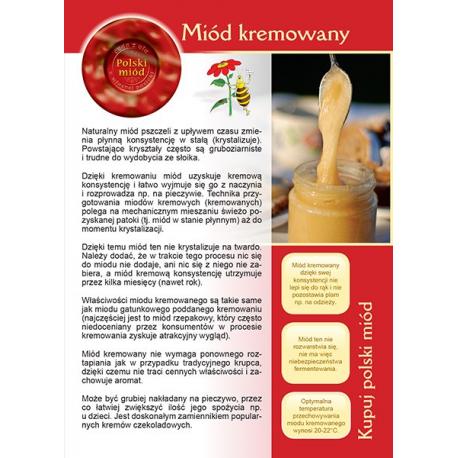 Broszurka informacyjna - miód kremowany (20szt) - wzór U14