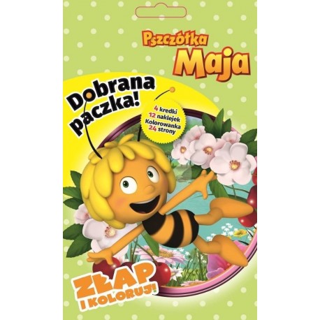 Pszczółka Maja - dobrana paczka - złap i koloruj!